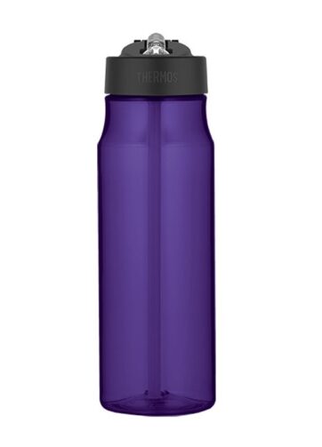 Thermos Hydratační láhev s brčkem - fialová