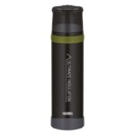 Thermos Mountain FFX Termoska na nápoje s madlem – matně černá (matt black), 0,9 l
