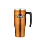 Thermos Style Vodotěsný termohrnek s madlem – měděná, 470 ml