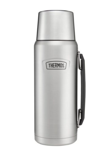 Thermos Termoska na nápoje a jídlo s madlem - nerez, 1,2 l