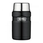 Thermos Style Termoska na jídlo se šálkem – matně černá, 0,71 l