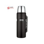 Thermos Style Termoska na nápoje s madlem – matně černá, 1,2 l