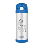 Thermos FUNtainer Dětská termoska s brčkem – jelen, 470 ml