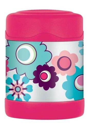 Thermos FUNtainer Dětská termoska na jídlo - květy, 290 ml