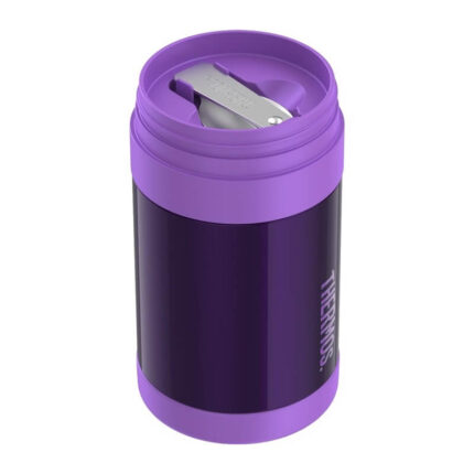 Thermos FUNtainer Dětská termoska na jídlo s lžící – fialová, 470 ml