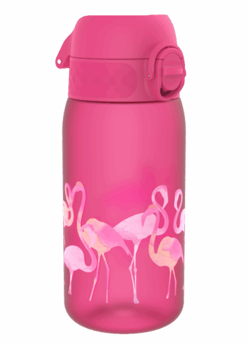 ION8 Leak Proof Kids láhev Flamingos, 350 ml