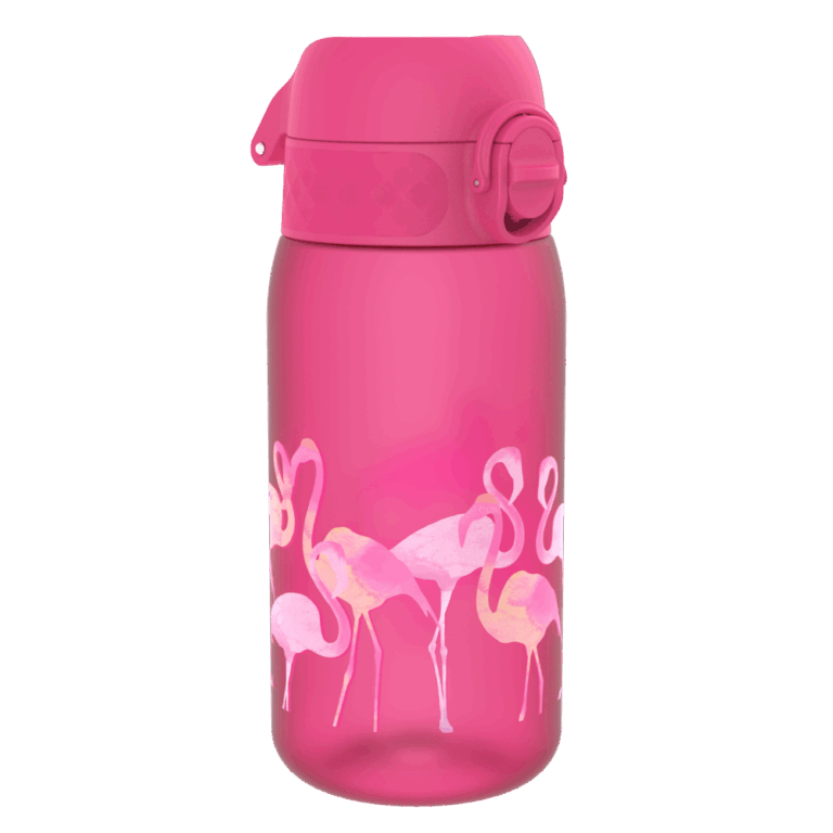 ION8 Leak Proof Kids láhev Flamingos, 350 ml