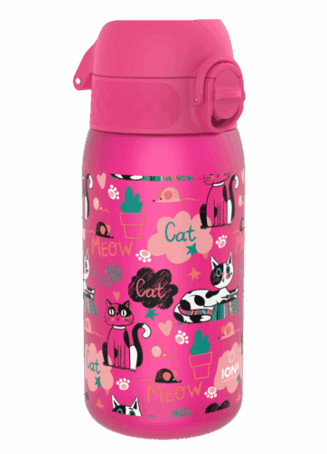ION8 Leak Proof láhev Cats, 350 ml