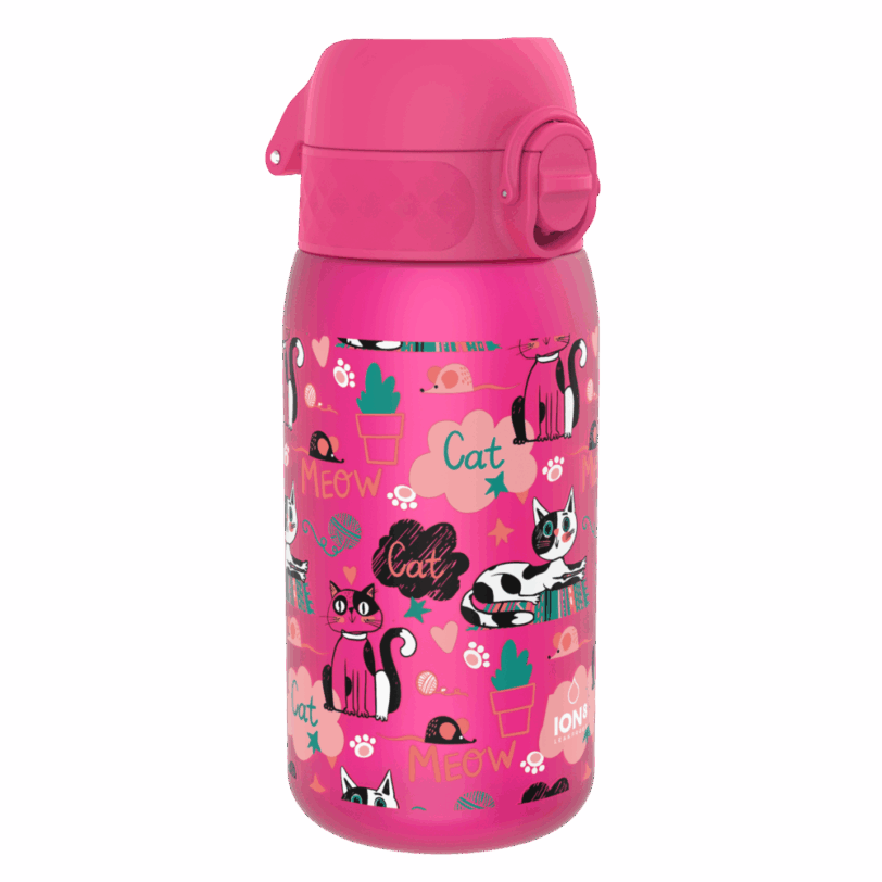 ION8 Leak Proof láhev Cats, 350 ml