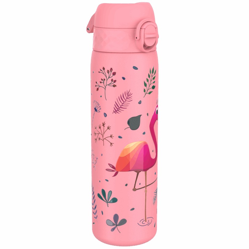 ION8 Leak Proof nerezová láhev Flamingo, 600 ml