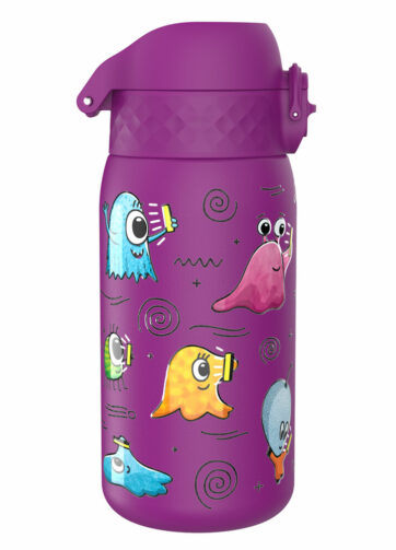 ION8 Leak Proof nerezová láhev Aliens, 400 ml