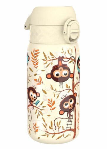 ION8 Leak Proof nerezová láhev Monkeys, 400 ml