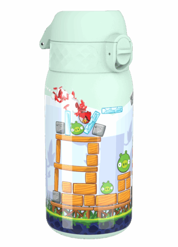 ION8 Leak Proof nerezová láhev Angry Birds Game Level, 400 ml