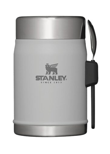 STANLEY Termoska jídelní se lžící/vidličkou The Legendary Classic Food Jar 400 ml Ash šedá