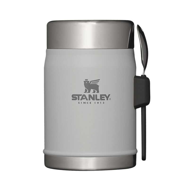 STANLEY Termoska jídelní se lžící/vidličkou The Legendary Classic Food Jar 400 ml Ash šedá