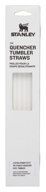 STANLEY QUENCHER 1180 ml slámky – brčka náhradní set 4 kusů čirá