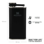 STANLEY Placatka/butylka The Easy-Fill Wide Mouth Flask 230 ml černá mat