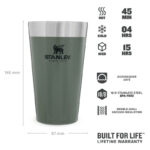 STANLEY Termosklenka The Stacking Tumbler 470 ml Hammertone Green
