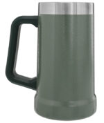 STANLEY Korbel na pivo The Big Grip Beer Stein 700 ml Hammertone Green