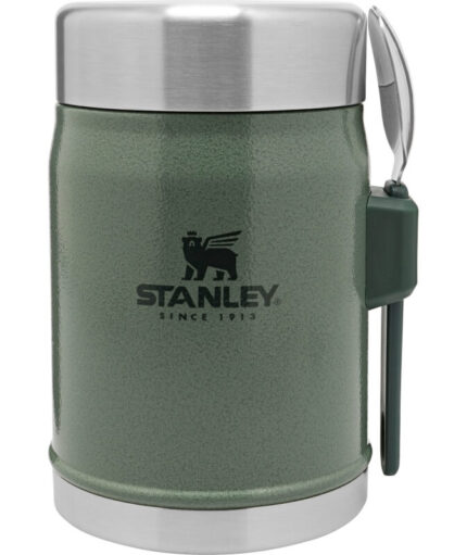 STANLEY Termoska jídelní se lžící/vidličkou The Legendary Classic Food Jar 400 ml Hammertone Green