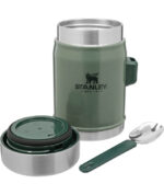 STANLEY Termoska jídelní se lžící/vidličkou The Legendary Classic Food Jar 400 ml Hammertone Green