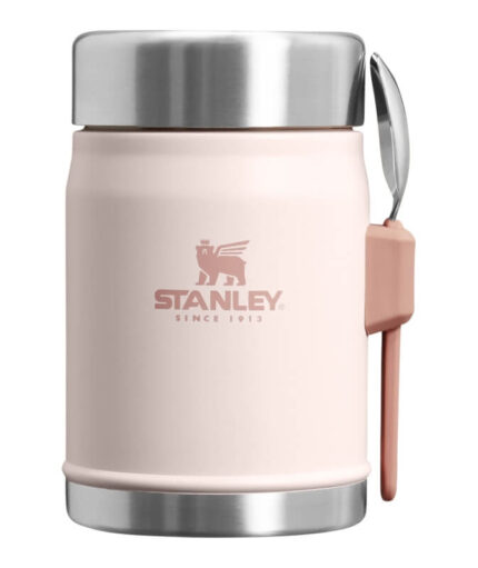 STANLEY Termoska jídelní se lžící/vidličkou The Legendary Classic Food Jar 400 ml Rose Quartz