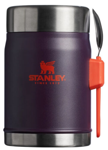 STANLEY Termoska jídelní se lžící/vidličkou The Legendary Classic Food Jar 400 ml Plum
