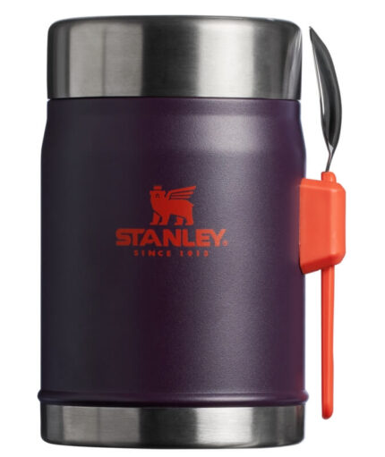 STANLEY Termoska jídelní se lžící/vidličkou The Legendary Classic Food Jar 400 ml Plum
