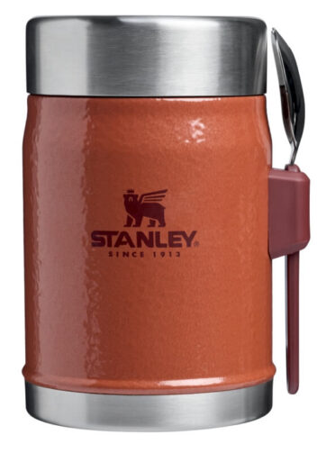 STANLEY Termoska jídelní se lžící/vidličkou The Legendary Classic Food Jar 400 ml Hammertone Clay
