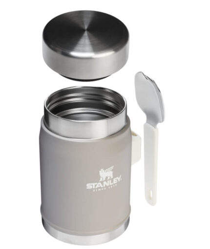 STANLEY Termoska jídelní se lžící/vidličkou The Legendary Classic Food Jar 400 ml Ash 2.0