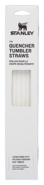 STANLEY QUENCHER 1180 ml slámky – brčka náhradní set 4 kusů čirá