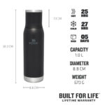STANLEY Termoska The Adventure To-Go Bottle 1 l Black černá