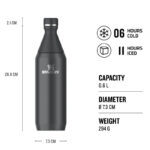 STANLEY Termoláhev The All Day Slim Bottle 600 ml Black