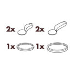 ION8 One Touch náhradní sada těsnění univerzální