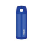 Thermos FUNtainer Dětská termoska s brčkem - modrá, 470 ml