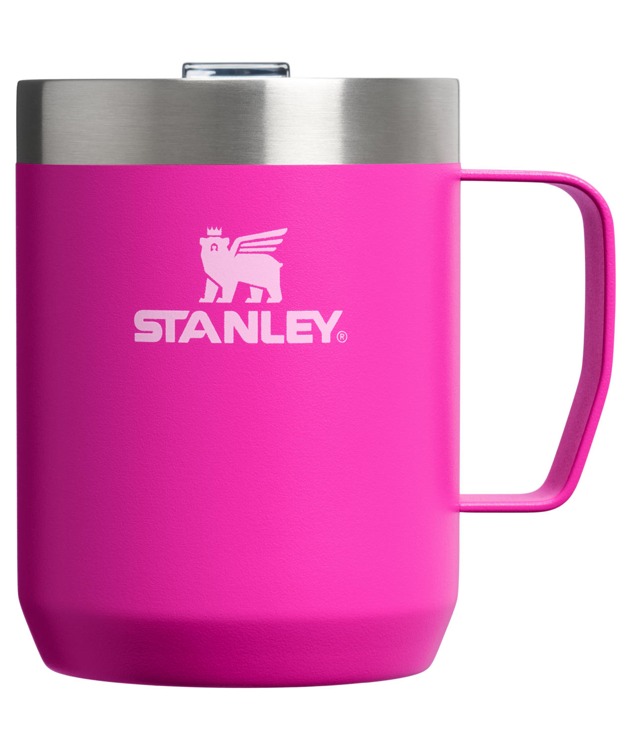 10-11444-0801 STANLEY Termohrnek The Stay-Hot Camp Mug 230 ml Violet Blossom - Obrázek 1