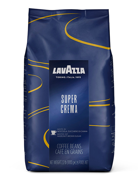 574655a0a34f2d0770ab637aa6158783 Lavazza Super Crema zrnková káva 1 kg - Obrázek 1
