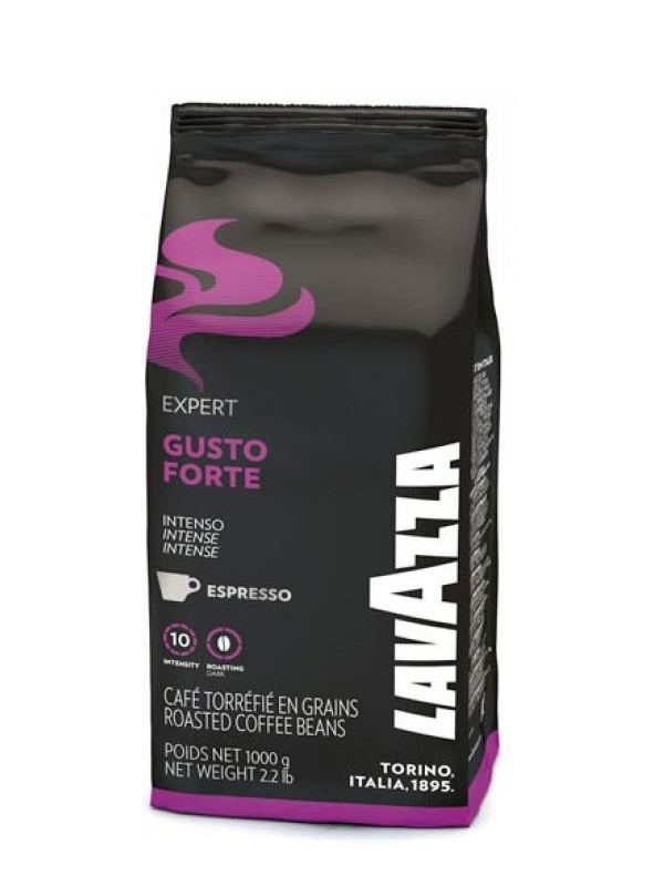 7150d934d9ec765bff9e03bf1067265f Lavazza Vending Gusto Forte zrnková káva 1 kg - Obrázek 1