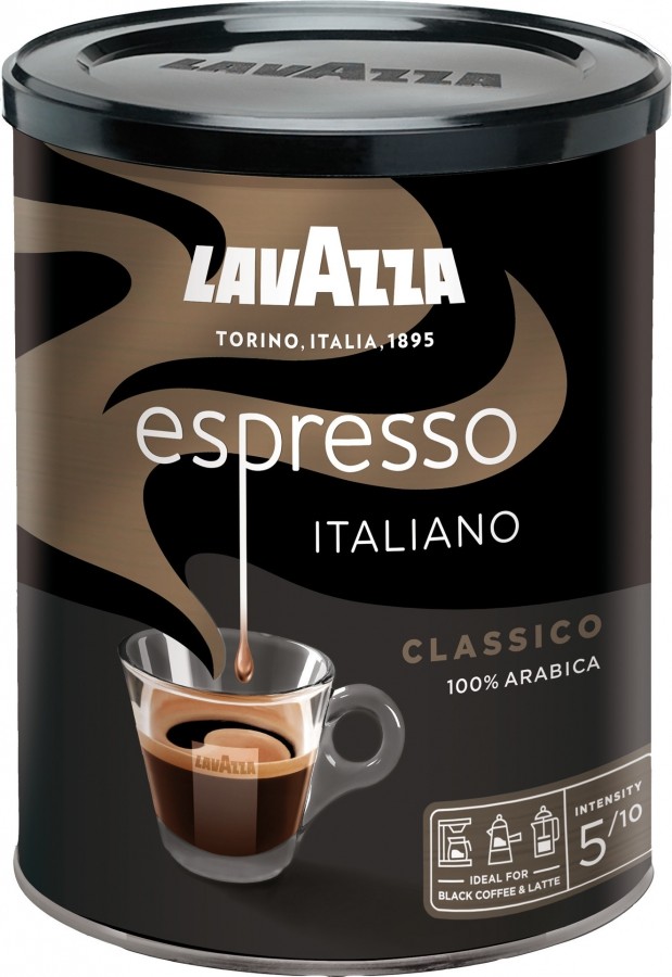 bec0438eea9f543a67349af49ed3bef6 Lavazza Espresso Italiano Classico dóza mletá káva 250g - Obrázek 1