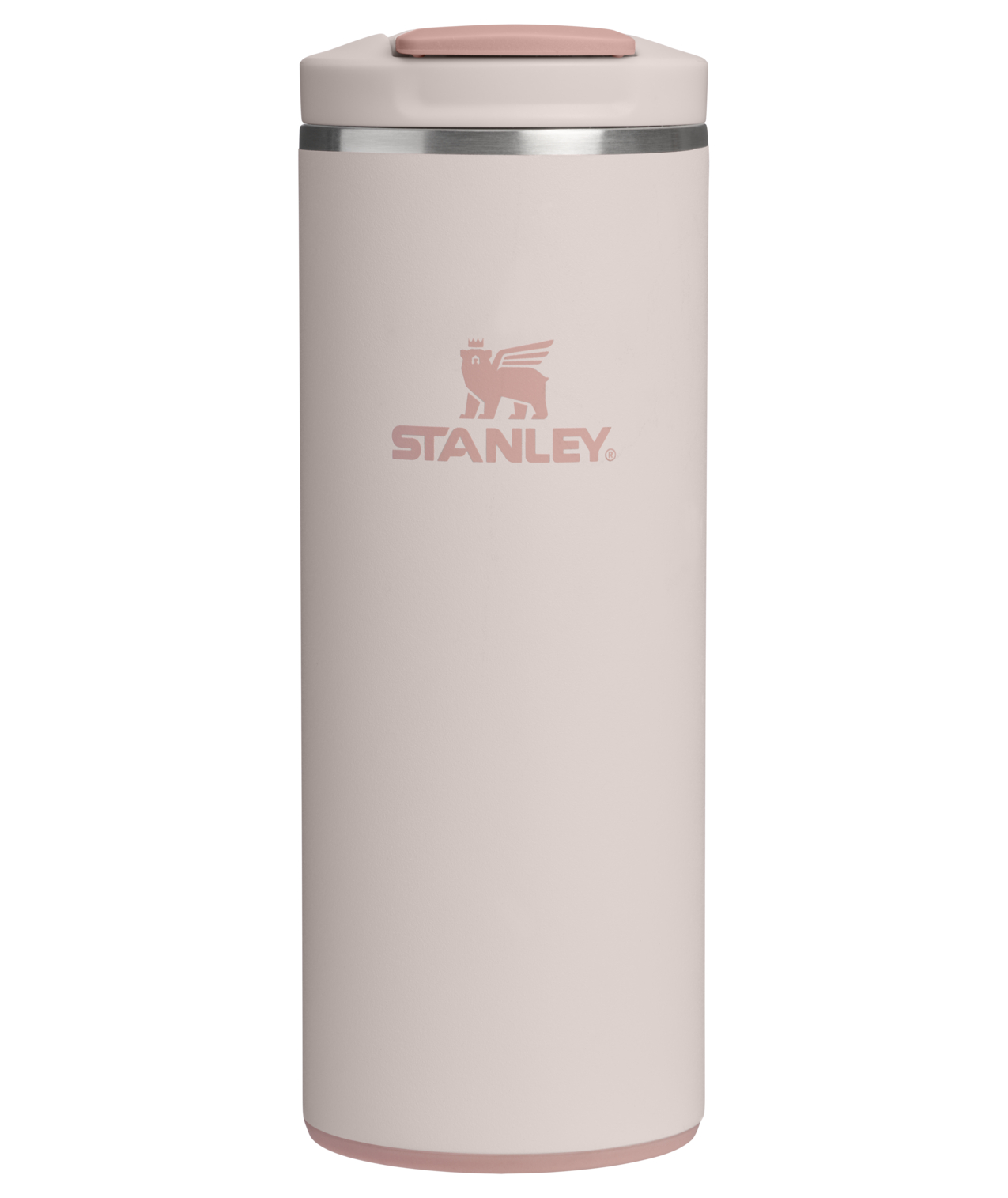 10-13063-0141 STANLEY Termohrnek The Transit Fliptop Mug 350 ml Rose Quartz - Obrázek 1