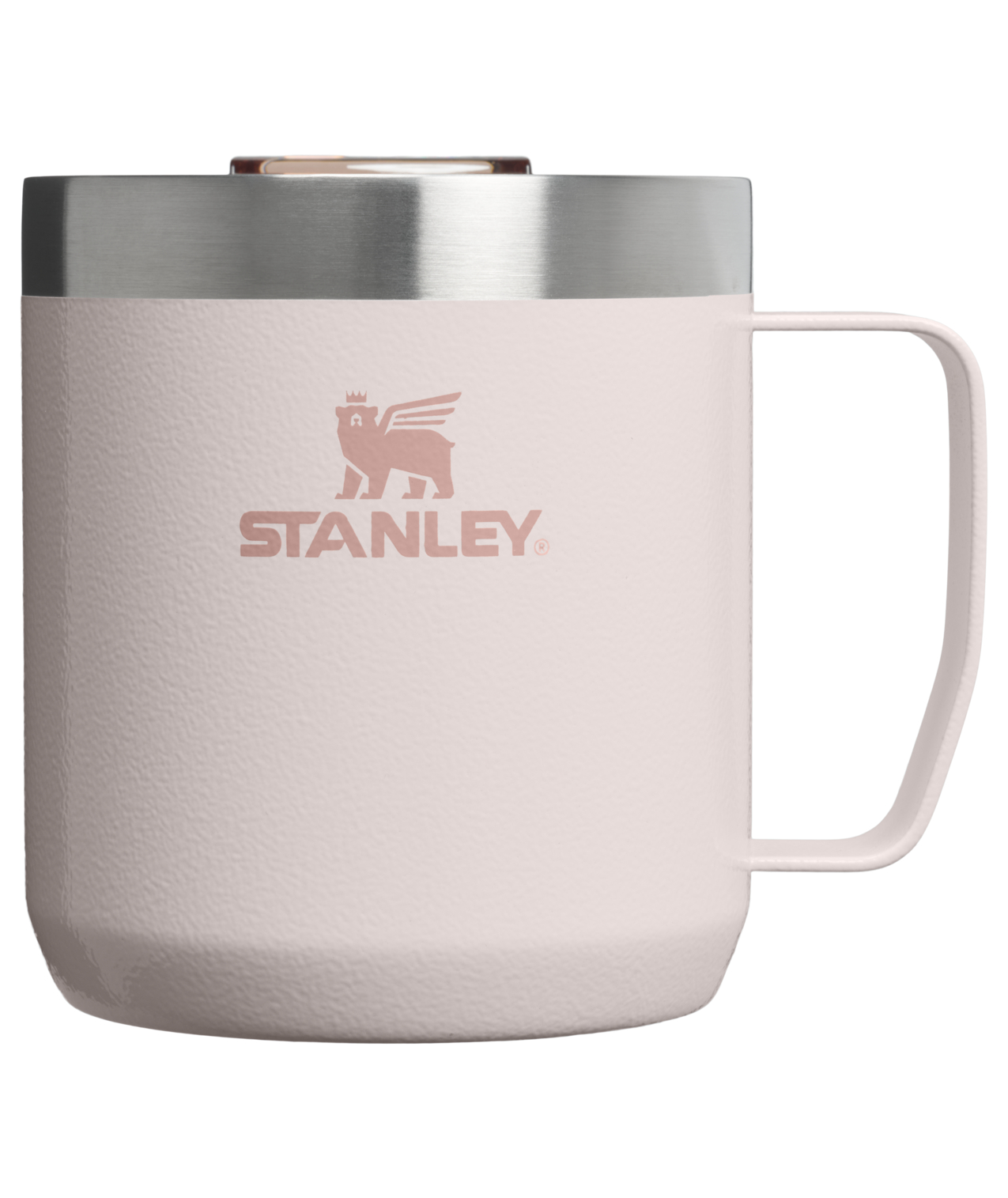 10-13094-00771 STANLEY Termohrnek The Stay-Hot Camp Mug 350 ml Hammertone Rose Quartz - Obrázek 1
