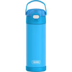 Thermos FUNtainer Dětská termoska s hydratačním uzávěrem – neonově modrá, 470 ml
