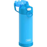 Thermos FUNtainer Dětská termoska s hydratačním uzávěrem – neonově modrá, 470 ml