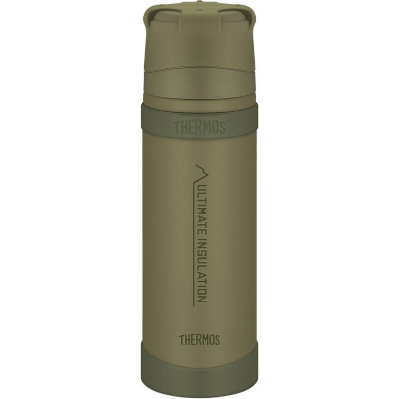 Thermos_150075 Thermos Mountain FFX Termoska se šálkem do extrémních podmínek – khaki, 0,5 l