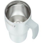 Thermos Refreshing Termohrnek s madlem a brčkem – matně bílá, 0,85 l