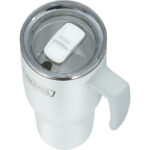 Thermos Refreshing Termohrnek s madlem a brčkem – matně bílá, 1,1 l