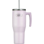 Thermos Refreshing Termohrnek s madlem a brčkem – matně levandulová, 1,1 l