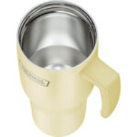 Thermos Refreshing Termohrnek s madlem a brčkem – matně vanilková, 1,1, l