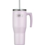 Thermos Refreshing Termohrnek s madlem a brčkem – matně levandulová, 1,1 l